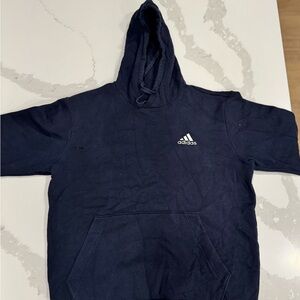 Adidas Dark Blue Hoodie with Logo